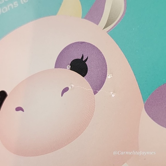 PATTY 🐄 Purple And Pink Flower Hugmee Cow Original Squishmallow By Kellytoy NWT - Picture 9 of 10